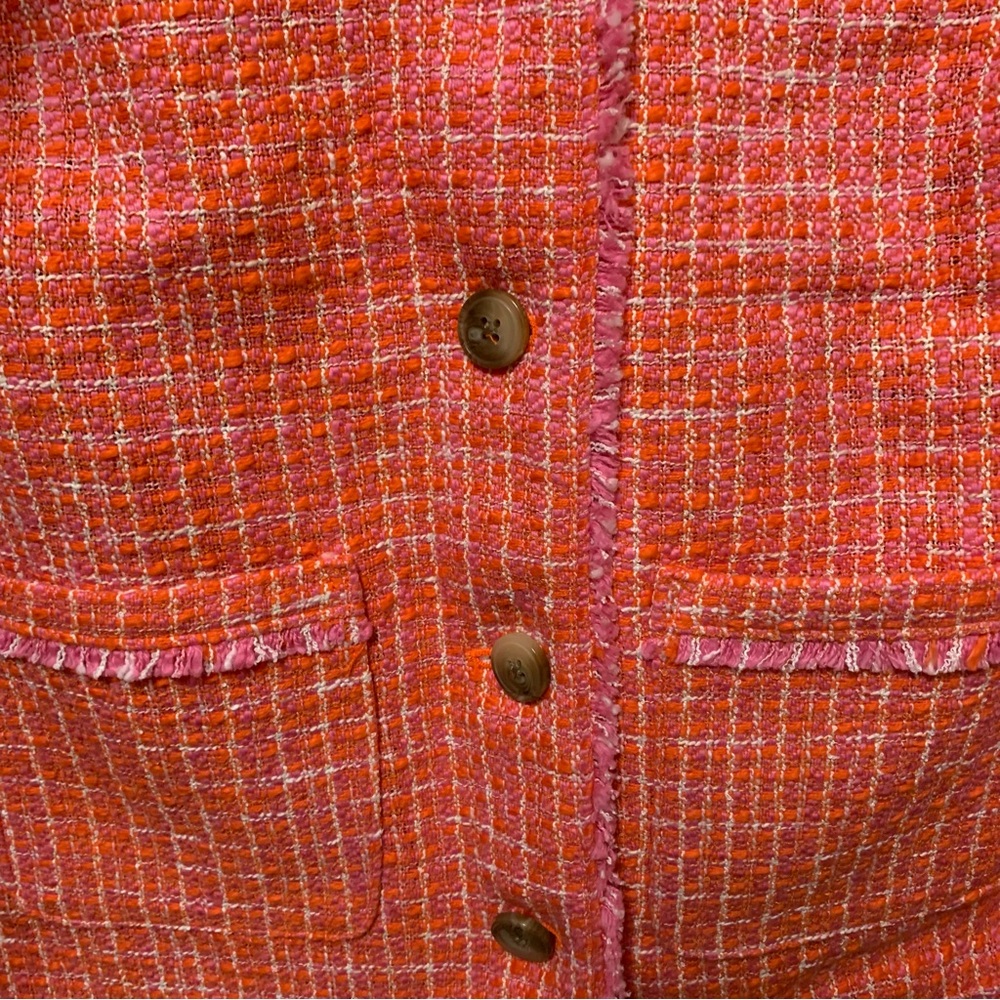 J. Jill Dahlia Tweed Jacket Blazer Size XS - Picture 7 of 12